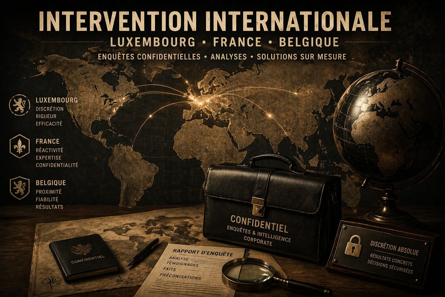 enquête corruption entreprise analyse financière internationale détective privé