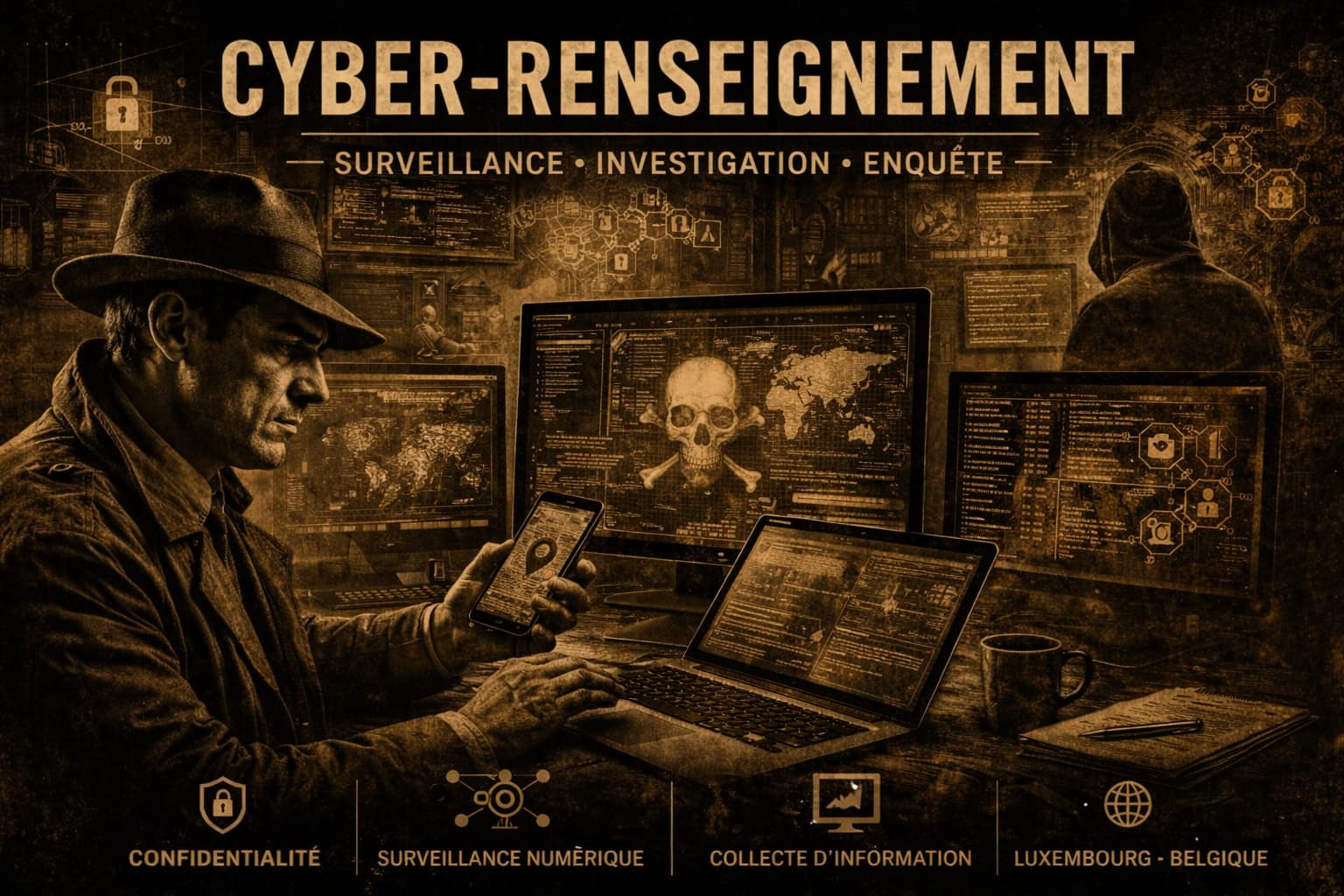 Cyber-renseignement OSINT Luxembourg – enquête numérique sur Deep Web et Dark Web