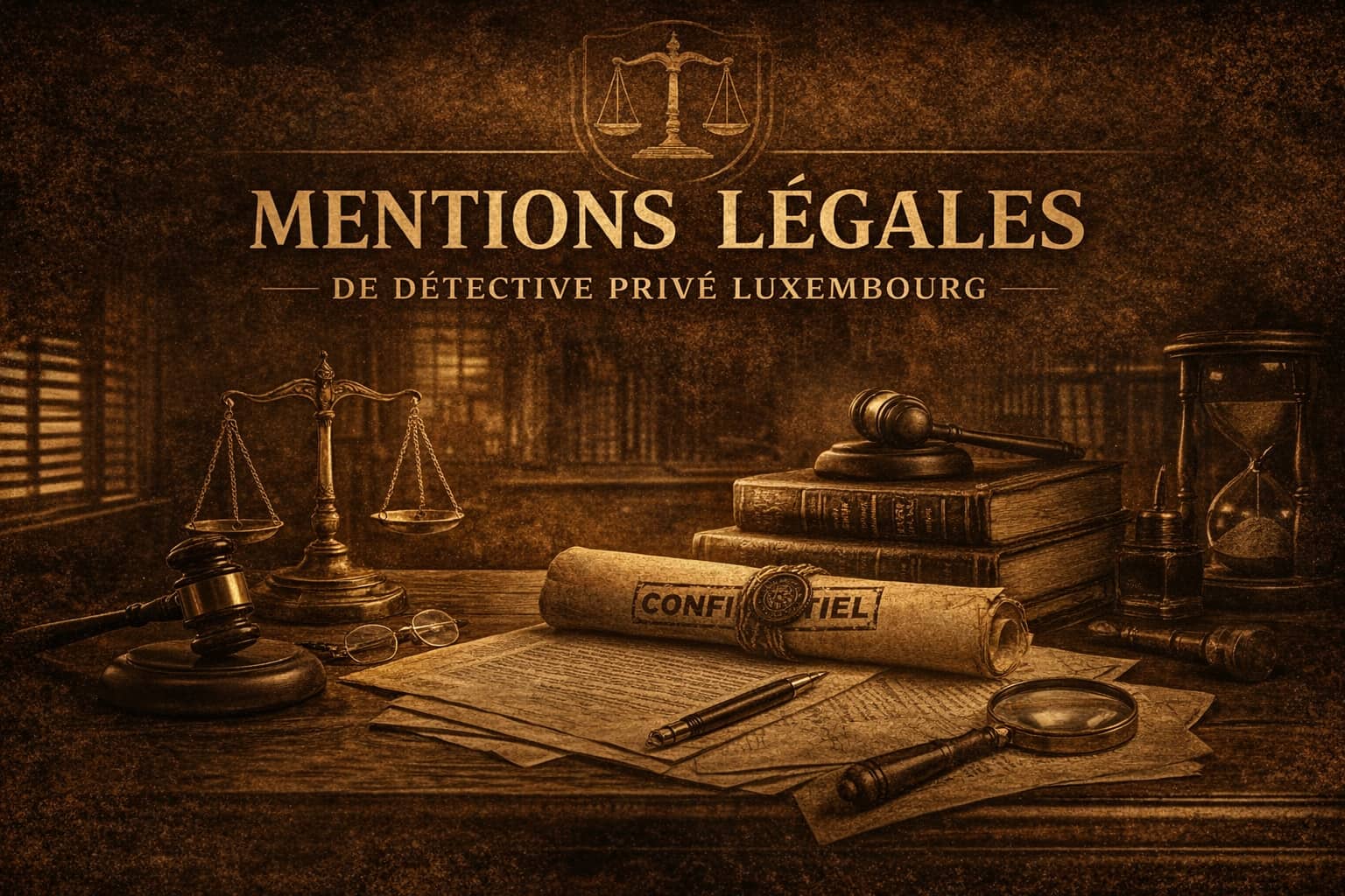 Mentions légales détective privé Luxembourg – cadre juridique et confidentialité des services d’enquête