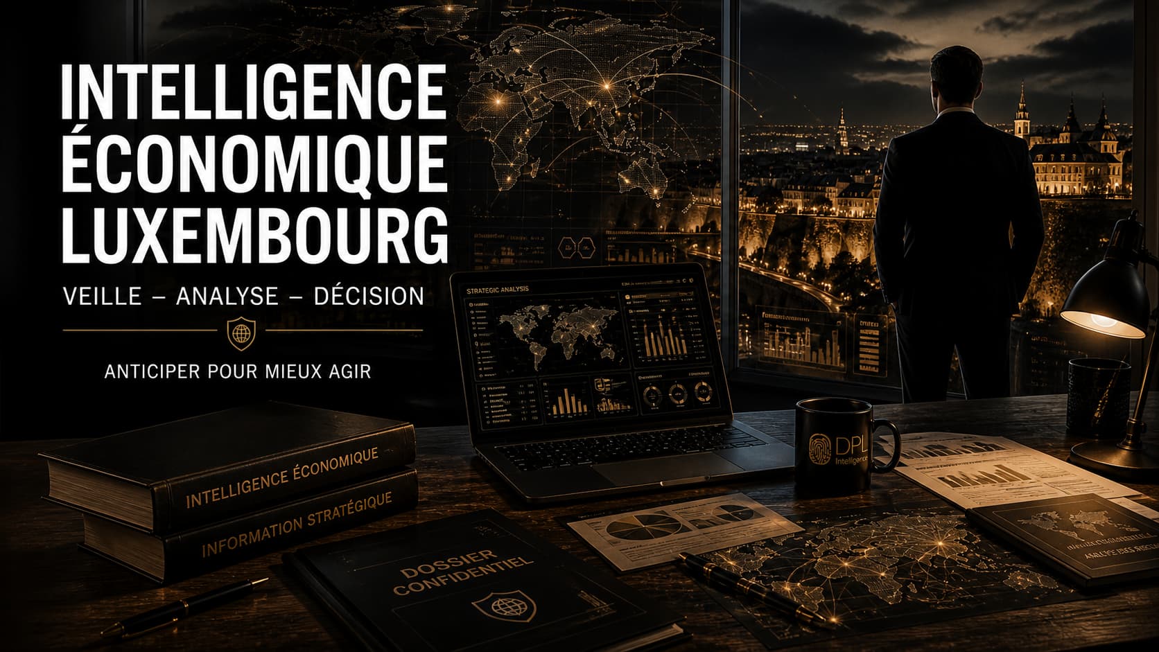 Intelligence économique Luxembourg – analyse stratégique, veille concurrentielle et renseignement d’affaires